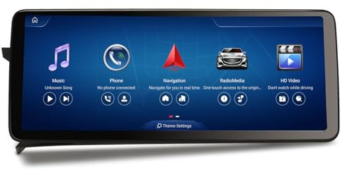 12,3 Pantalla Qualcomm Android 14 8-Core 8GB+128GB Radio Coche Bluetooth GPS Navegador para Mercedes Benz Clase C W204/S204 NTG 4.5 Sistema IPS Wireless CarPlay Android Auto WiFi 4G CANBUS DSP 2K