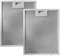 Cooker Hood Filter - Kitchen Hood Filters | 2 Pieces Range Hood Filter | 5 Layer Aluminum Mesh Grease Filter | Replacement Mesh For Home Kitchen Restaurant Exhaust System(305 X 267mm)