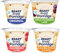Porridge Pot Bundle With Ambrosia Ready To Eat Porridge Pots Apple and Blueberry Layer, Golden Syrup, Original and Raspberry 210g Each (4 Pack)