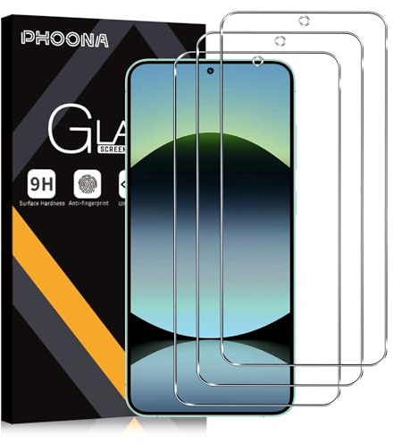 Phoona Verre Trempé [3 Pièces] Pour Xiaomi Redmi Note 14 5G/4G, Dureté 9H Film Protection écran, Ultra Résistant Vitre Protecteur, Clarté HD, sans Bulles, Anti-Rayures