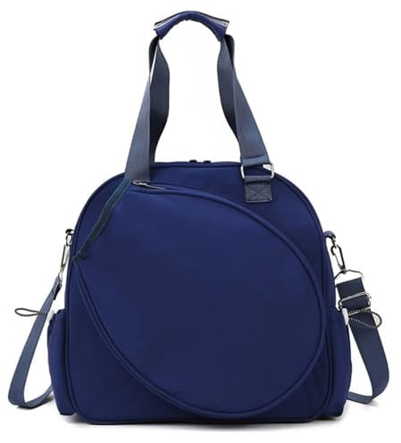 BDKMMS Tennistasche, 2-in-1 Wasserdichter Tennisrucksack mit Schläger Vordertasche, Verstellbar Sportrucksack für Badminton,Tennisschläger, Badmintonschläger