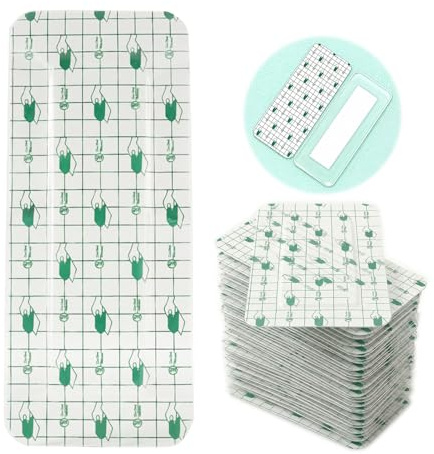 Ruvan 30 Pièces Pansements Imperméables, 10 X 25 Cm Bandage Adhésif Imperméable Et Pour Tatouage Bandage, Pansement Etanche Pour Baignade, Pour Sport, Douches, Protéger Tatouage