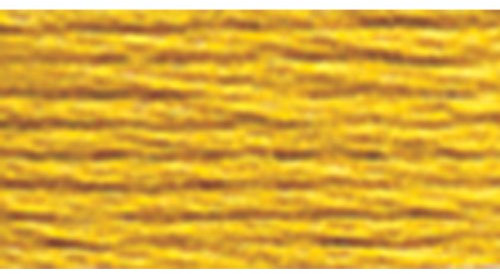DMC 117–3820 Mouline-Baumwollstickgarn, sechs Stränge, dunkles strohgelb, ca. 8 m