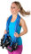 10er Paket Dittmann Body Tube blau Expander Gymnastikband Trainingsband Fitness