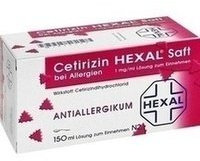 CETIRIZIN HEXAL Saft bei Allergien 150 ml