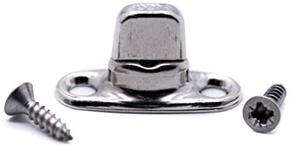 10 x Turnbutton Twist Fastener 6mm 2 Hole Base Genuine DOT Brand