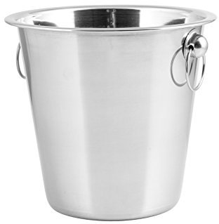 Royal Norfolk 7971800 Champagnerkühler Edelstahl, 22 cm, R, Stahl