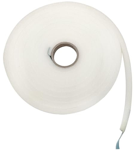 Nastro adesivo in poliuretano e gommapiuma, di colore bianco, per sigillare porte, finestre, ecc.