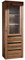 MASSIVMOEBEL24.DE MONTREUX Vitrine #121 Wild-/Zerreiche Größe, Farbe:Natur geölt, Größe:62x42x191 cm (BxTxH)