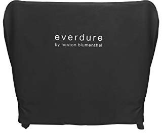 Everdure Copertura per mobili da interno/esterno per cucina mobile, copertura lunga con chiusura a coulisse, fodera impermeabile e protezione per isola da cucina all'aperto per 4 stagioni, nero, 102 x