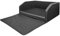 Mayaadi Home XL Premium Hundebett - 110 x 90 x 38 cm | Hochwertiger Autositz für Deinen Hund | Autohundebett mit Schutzdecke, Kofferraum Bett aus Kunstleder | Travel Duo Schwarz-Dunkelgrau