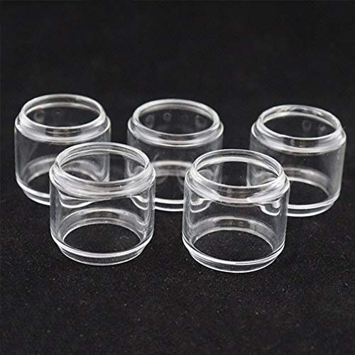 Qingtian-ceg 5PCS Ersatzglas Tube for UWELL Whirl 22 2ml / 3.5ml (Frei von Tabak und Nikotin) (Farbe : Fat Glass 3.5ml, Größe : 5PC)