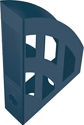 Helit H2661034 - Stehsammler the green bridge, DIN A4-C4, aus Recycling-Kunststoff Blauer Engel zertifiziert, blau, 1 Stück