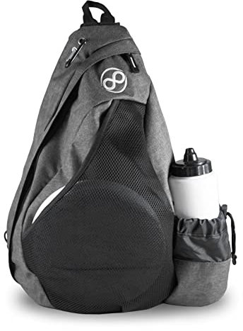 Infinite Discs Slinger Deluxe Disc Golf Rucksack für schnelle Disc Aufbewahrung, 12 Scheiben in Ihrer Tasche (grau)