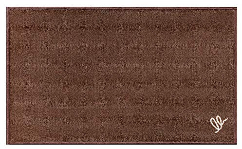 OLIVO.shop | SMART Tappeto cucina antiscivolo, tappeto cucina lavabile, tappeto cucina moderno multiuso, passatoia corridoio antiscivolo, vari colori e misure (57x230 cm, MARRONE)