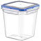 Air Tight Container Clear Plastic Kitchen Food Storage Box Tub (1, 3 Litre)