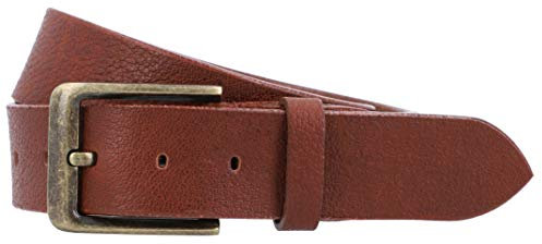 Gusti Ledergürtel Leder - Verner Gürtel Belt Businessgürtel Braun Echtleder (110)
