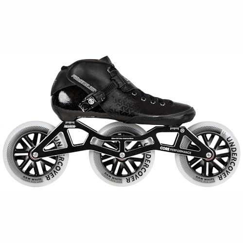 Powerslide Speedskate Core Performance Black 3X125, für Marathon, für Damen und Herren