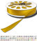 Sandras-Bastelladen Schrägband/Einfassband Satin gefalzt 20m x 20mm 645-Sonnengelb