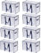 VENO Set da 8 Borse da trasloco grandi, Scatole trasloco con coperchio, cerniere e manici rinforzati, Borsone da viaggio, impermeabili Borsa di stoccaggi per piumoni, vestiti (Trasparente, 8 Pz.)