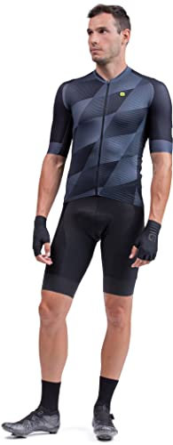 Alé Cycling Square Kurzarm Trikot Herren schwarz