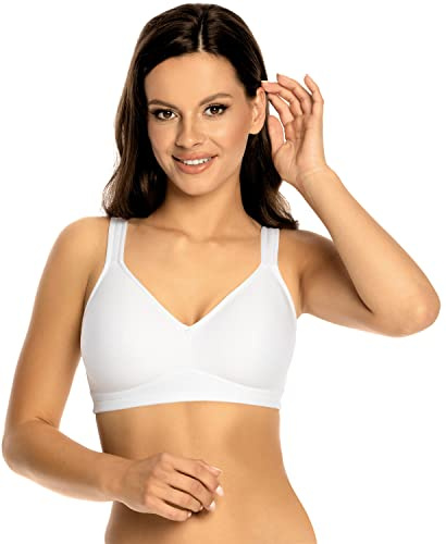 VIANIA! Soft-BH Minimizer 14587 bügellos guter Halt optimale Passform große Größen Farbe Weiß