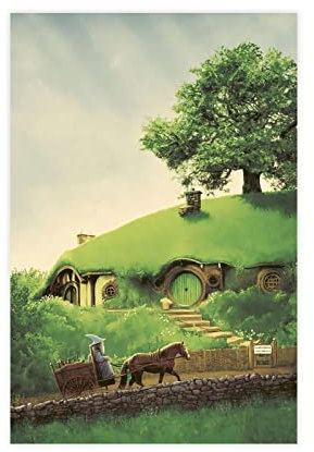 EFEZAC Poster Le Seigneur des Anneaux 4 - Art mural - Impression sur toile - Peintures pour salon et chambre à coucher - Style sans cadre (30 x 45 cm)