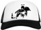 Banksy Gefallener Engel Weiß Schwarz Unisex Baseball Cap White Black
