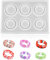 Silikon Ring Formen DIY Ring Silikonform Ringform Schmuck Epoxidharz Formen Ring Anhänger Form für Dekoration Crafting Ring Anhänger Halskette Herstellung