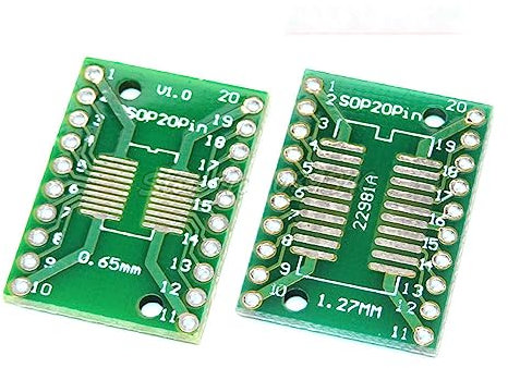 10PCS TSSOP20 SSOP20 SOP20 zu DIP20 Transfer Board DIP Pin Board Pitch Adapter TSSOP-20 SSOP-20 SOP-20 zu DIP-20