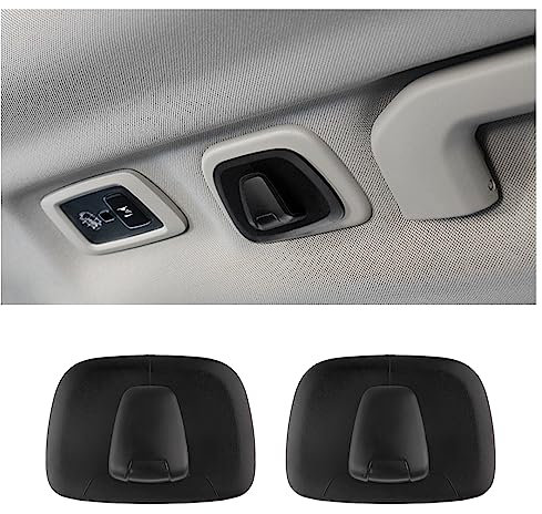 OFBAND 2 ganci per tetto auto, ganci per borse e borse compatibili con Volvo XC40 XC60 XC90 S60 S90 V60 V90, ganci essenziali per appendere vestiti, borse, ombrelli (nero/2 pezzi)
