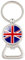LODMLOER Personalisierte Kunst Mit Union Jack-Flagge,Schlüsselanhänger,Bierflaschenöffner,Reise-Souvenir,Geschenk,Schlüsselanhänger,Multifunktionales Zubehör,Kreatives Souvenir Für Papa,Papa,Eheman