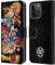 Head Case Designs Officially Licensed Dragon Ball Super Goku Universe Survival Characters Leather Wallet Case Compatible With Apple iPhone 15 Pro Max