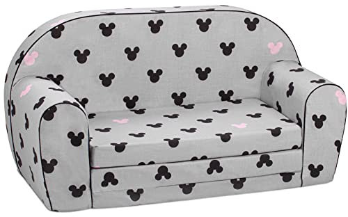 musehouse – Kindercouch, 2-in-1 faltbares, stabiles Mini-Sofa für Kinder, kleine Mäusemöbel für Kleinkinder im Kinderzimmer