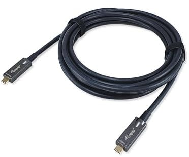 Equip 119461 USB C to C Active Optical Cable Male/Male 5.0m PD 60W 4K/60Hz 10Gbps Video+Data+PD