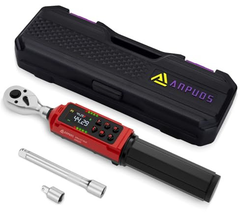 ANPUDS Digitaler Drehmomentschlüssel, 3–60 Nm, ± 1 % Genauigkeit