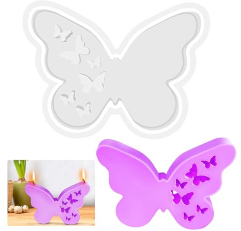 Silikonformen Gießformen Ostern, Kerzen-GießForm, Diy Schmetterling Resin Formen, Handgefertigte Silikonform, Silikonformen GießFormen Frühling, Gipsformen Zum Gießen Schmetterling