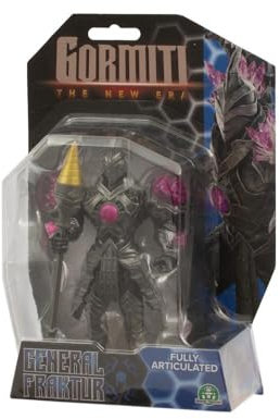 Gormiti, Figurine articulée 15 cm avec Arme, Modèle General Fraktur, pour Les Enfants à partir de 4 Ans, GRV215