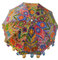 Marusthali Handmade Indian Umbrella, Designer Garden Umbrella, Lawn Patio Umbrellas, Beach Umbrella, Garden umbrella for table, Traditional Wedding Umbrella (Multi Animal)