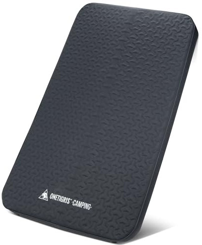 OneTigris DYNISLAND Luftmatratze selbstaufblasend mit hohem R-Wert, Luftbett 2 Personen, Gästebett aufblasbar Matratze mit Luftpumpensack, für Camping, Reise und Outdoor (132 × 201 cm)