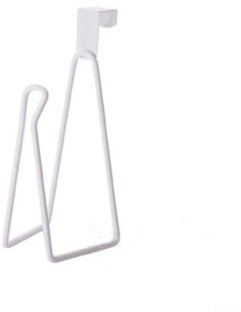 Schlanker und funktionaler Toilettenpapierhalter zum Aufhängen, perfekt für jede Einrichtung (weiß)