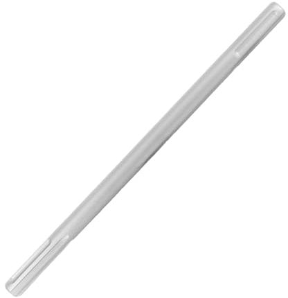 Punte SDS Max 350 mm, Acciaio Industriale, Prolunga per Punta SDS Max Diametro 18 mm, da Albero SDS Max a Staffa Adattatore, per Martelli Perforatori con Attacco SDS Max (argento)