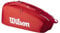 Wilson 2025 Super Tour Red Tennisschlägertasche – Rot/Weiß, für bis zu 6 Schläger