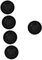PRETYZOOM 5 Set Piatto Pizza Pentole Da Forno Teglia Padella Per Torte Antiaderente Padella Per Pizza Pollici Strumento Di Cottura Fornitura Cottura Pizza Acciaio Carbonio 2 Pezzi * 5