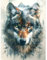 RICUVED Wölfe Diamond Painting,5D Diamant Painting Bilder Erwachsene Tiere Diamond Painting Kinder, Full Drill Diamond Art Diamant Malerei Bilder für Home Dekor 30x40cm