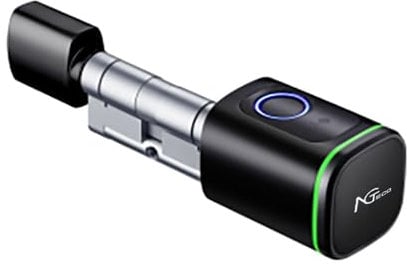 NGTeco Türschloss mit Fingerabdruck, Elektronisches Fingerprint Schloss, Elektronischer Schließzylinder (Biometrisch)