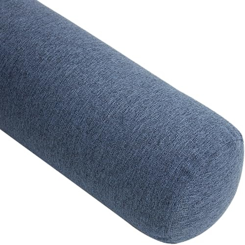 Hoowarm Nackenrolle 10X40/15X40 Rollenkissen Weichem Zylindrisches Nackenkissen Bequemes Rohrkissen Kissen Nackenrolle mit Reißverschlus für Kopf, Nacken, Rückenstütze Reisekissen(#1,10x40cm(4x15in))