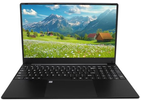 Computer Portatile da 15,6 Pollici, 1920x1080 IPS Schermo CPU N5095A 8GB DDR4 1T SSD Gaming Laptop, 2.4G 5G Bluetooth 4.2 5180mAh Batteria per Computer Portatile (Spina europea)