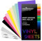 TECKWRAP Smart Vinyl Permanent for Cricut Joy 12 PCS Self Adhesive Vinyl 12 x 5.5in Cricut Joy Vinyl with 10 Colour Permanent Vinyl + 2 Transfer Tape
