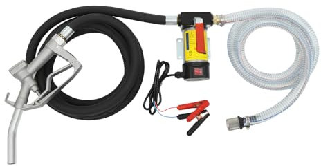 SICHENSH 230V Dieselpumpe Kit, Selbstansaugend Heizölpumpe, Ölpumpe mit Kraftstofffilter, 200W 45L/Min Elektrisch Heizölpumpe, Selbstansaugende Kraftstoffpumpe